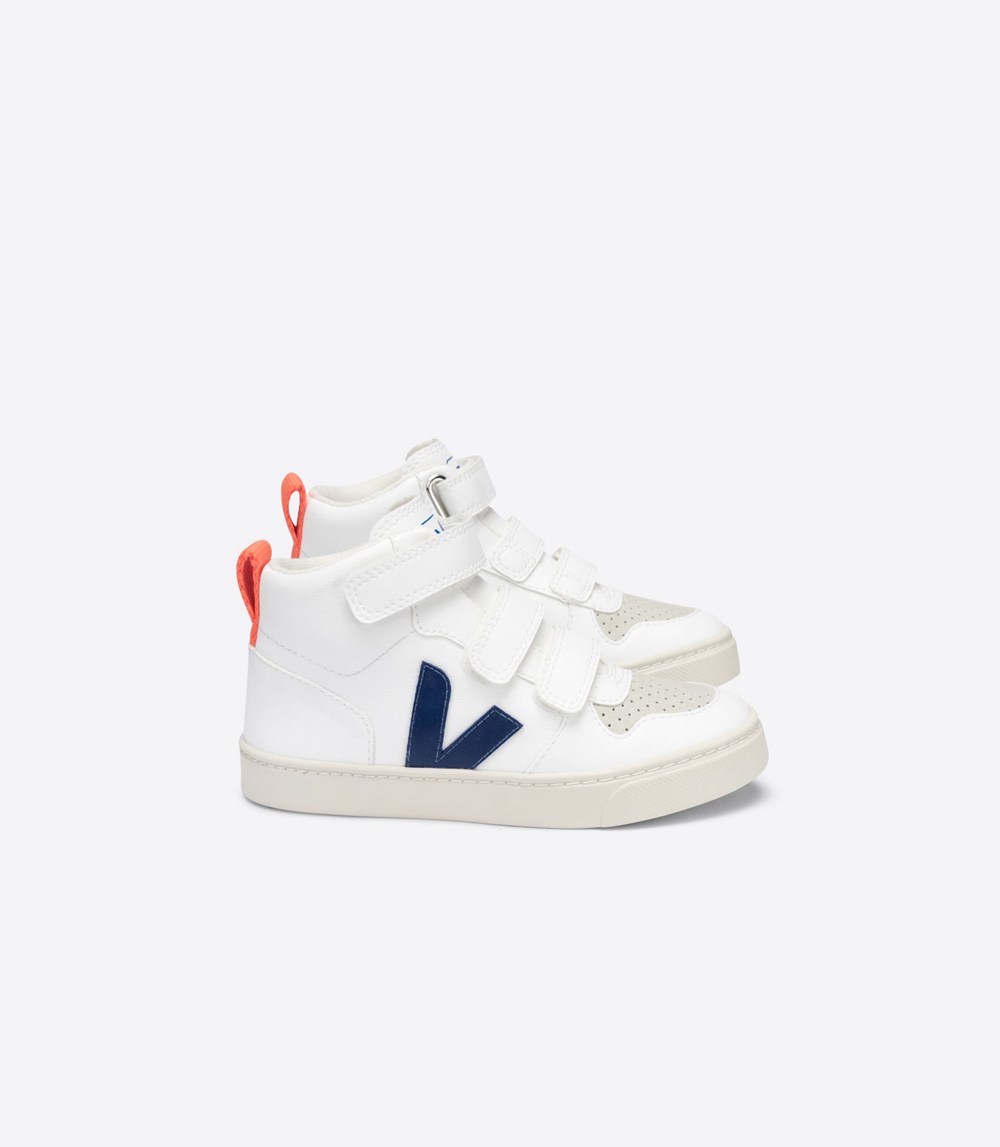 Veja Trainers Kids White - V-10 Mid Cwl - WABX-27860